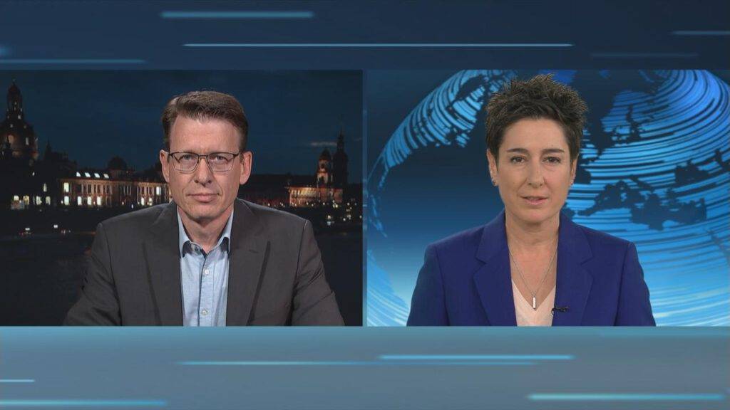 Prof. Zeiss spricht mit Dunja Hayali im heute journal